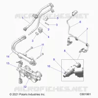 SISTEMA DE COMBUSTIBLE, RAIL, LINES AND THROTTLE BODY