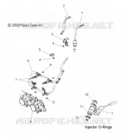SISTEMA DE COMBUSTIBLE, RAIL, LINES and CUERPO DE MARIPOSA