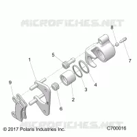BRAKES, PINZA TRASERA
