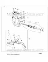FRENO FRONTAL BRAKE LEVER AND MASTER CYLINDER (FROM 7/24/16)