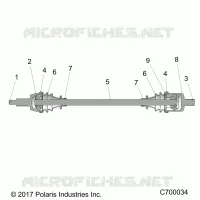 TREN, FRONT HALF SHAFT