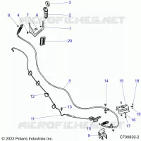 TREN, GEAR SELECTOR AND THROTTLE CABLE