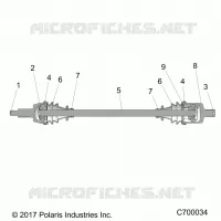 TREN, FRONT HALF SHAFT