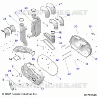 TREN, CLUTCH COVER AND DUCTING