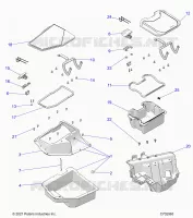 DELANTERA CAJA DE ALMACENAMIENTO