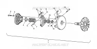 Embrague ASSEMBLY 6x6 400L, U.S. W 958740, SWEDISH S958740 and NORWEGIA (4930273027C010)