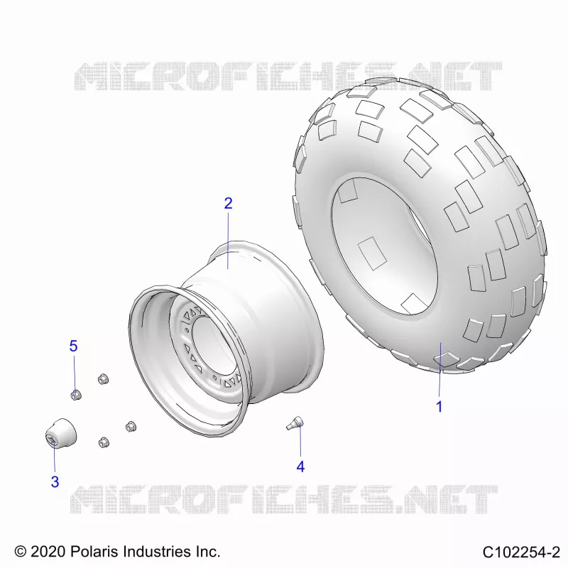 RUEDAS, REAR TIRE