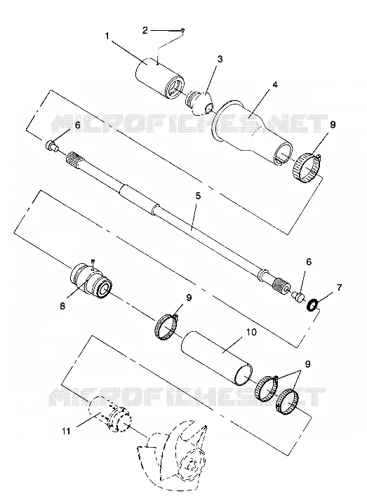SISTEMA DE MANEJO SL 650 B944058 (4926992699013A)