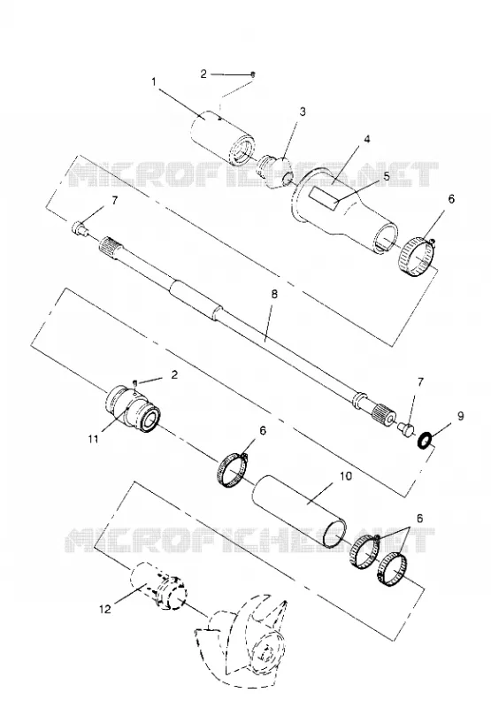 SISTEMA DE MANEJO  SL 750 B954070 (4930523052B002)