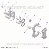 BRAKES, PINZA TRASERA