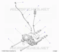 TREN, FRONT GEARCASE MOUNTING