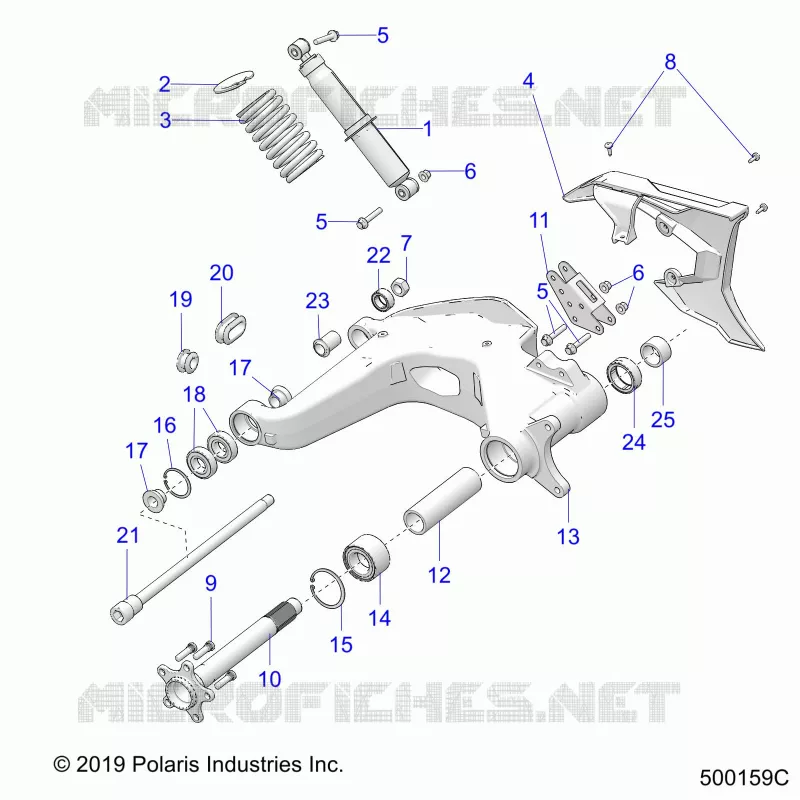 SUSPENSION TRASERA ASM.