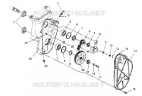 CADENACASE ASSEMBLY 600 XCR 0951676 (4929132913B009)