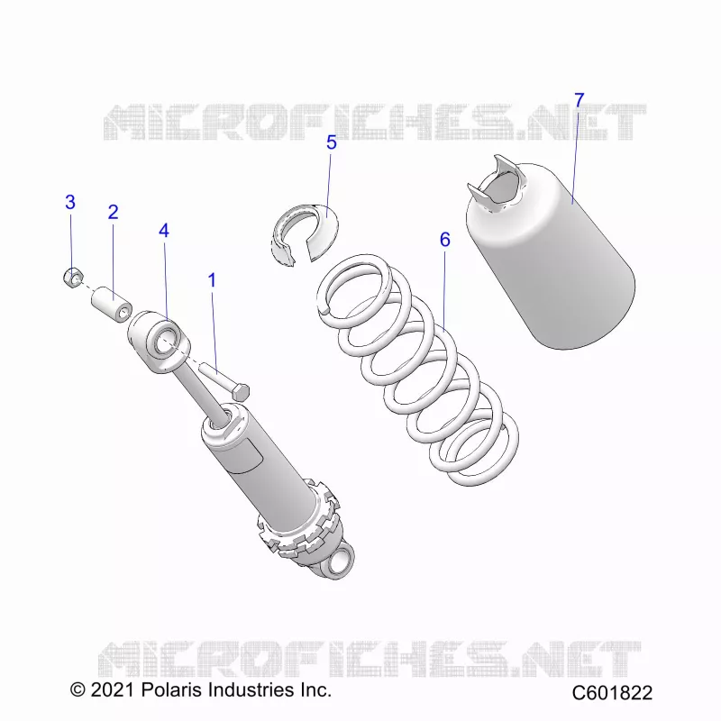 SUSPENSION, CHOQUE FRONTAL TRACK (7045714)