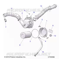 ENGINE, TOMA DE AIRE SYSTEM