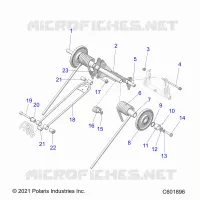SUSPENSION, TRASERO ARM PAR
