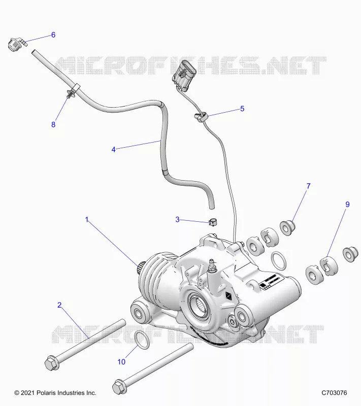 TREN, FRONT GEARCASE MOUNTING