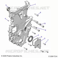 MOTOR, FRONT COVER