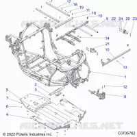 CHASSIS, MAIN FRAME AND ESQUÃD PLATES
