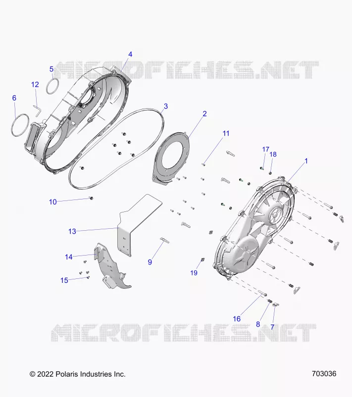 TREN, CLUTCH COVER, INNER/OUTER