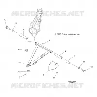 SUSPENSION, A-ARM AND PUNTAL MOUNTING