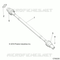 TREN, REAR PROP SHAFT