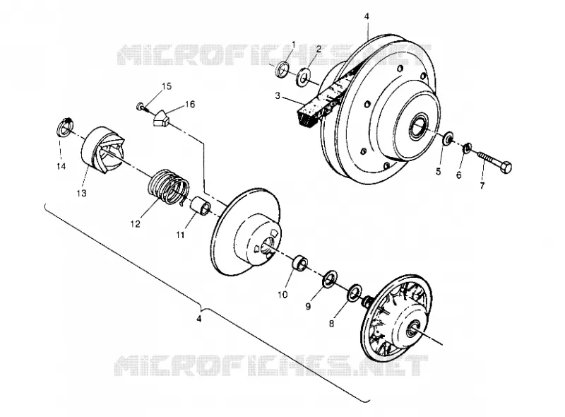 accionado de embrague ASSEMBLY  4X4 400L W948140 (4926772677C002)
