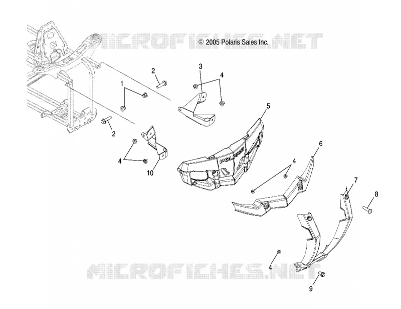 PARACHOQUES DELANTERO and MOUNTING