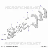 BRAKES, PINZA FRENO TRASEIRA