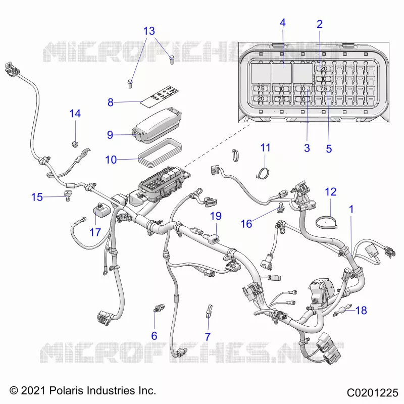 ELECTRICA, WIRE HARNESS AND FUSES