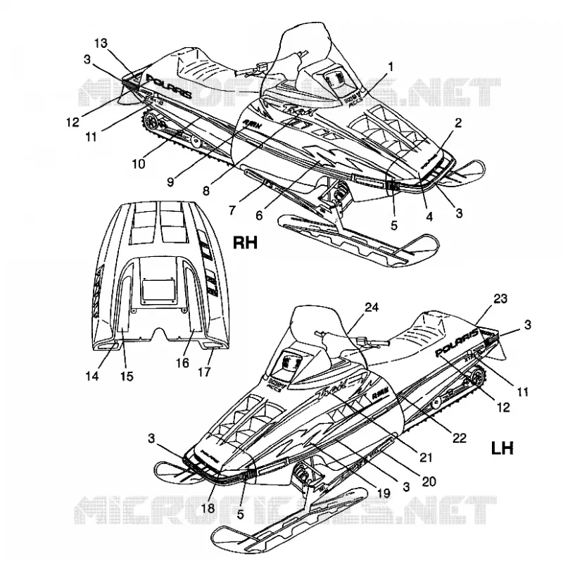 ETIQUETAS Trail RMK 0980961 (4942214221A011)