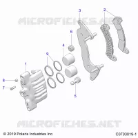 BRAKES, PINZA FRENO DELANTERA