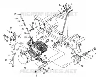 MONTAJE DEL MOTOR Trail Blazer W937221 (4924082408004A)