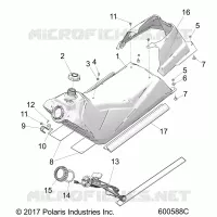 SISTEMA DE COMBUSTIBLE, FUEL TANK ASM.