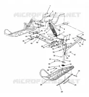 SUSPENSIÓN DELANTERA AND ESQUÍ WIDETRAK GT 0962061 AND EUROPEAN WIDETRAK GT E9620 (4931623162B001)