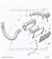 ENGINE, TOMA DE AIRE SYSTEM