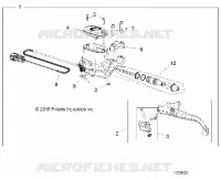 FRENO FRONTAL BRAKE LEVER AND MASTER CYLINDER