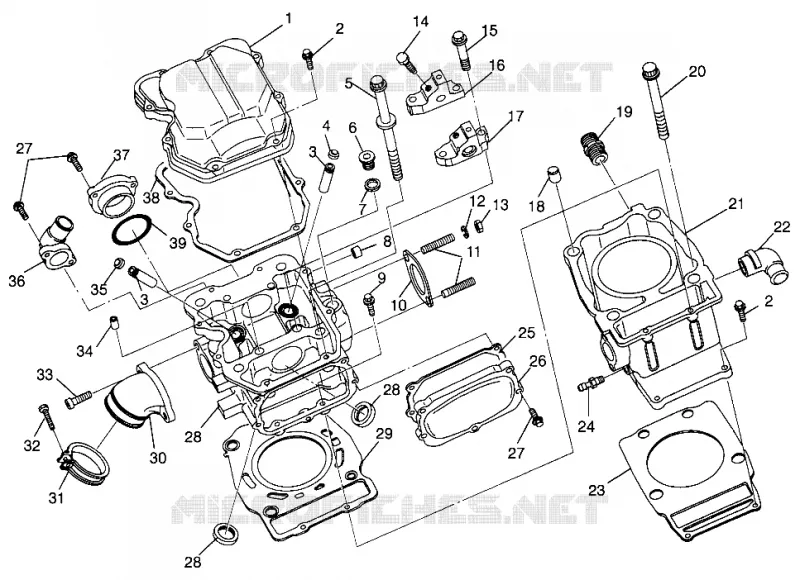 CILINDRO SPORTSMAN 500 W969244 AND SWEDISH SPORTSMAN 500 S969244 (4936093609D003)