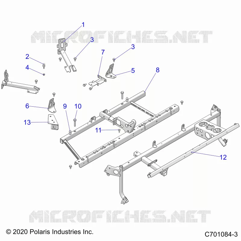CHASSIS, MAIN BASTIDOR MOUNTS