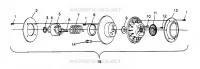 accionado de embrague 600 XCR 0961676 and EUROPEAN 600 XCR E961676 (4932123212B014)