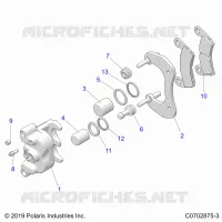 BRAKES, PINZA FRENO TRASEIRA