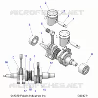 ENGINE, PISTON AND CIGUEÑAL