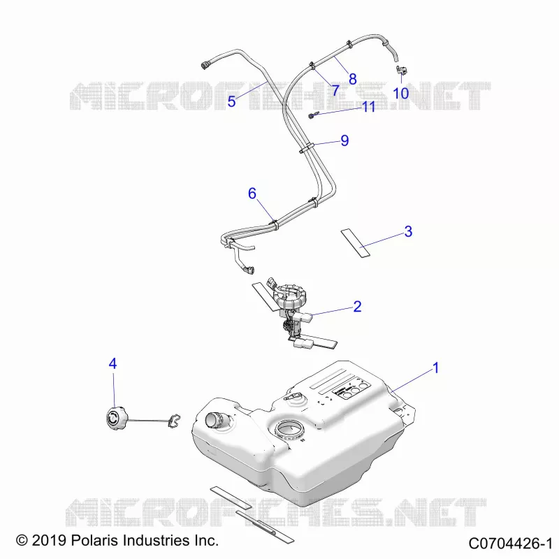 SISTEMA DE COMBUSTIBLE, FUEL TANK