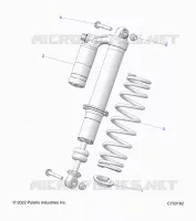 SUSPENSION, CHOQUE FRONTAL MOUNTING
