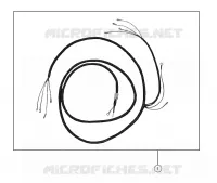 EUROPEAN COMPONENTS, mazo de cables, TAIL LIGHT LONG BACK