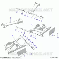 SUSPENSION TRASERA CONTROL ARMS