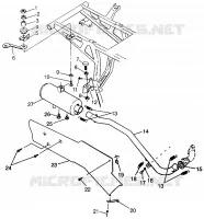 SISTEMA DE ESCAPE Magnum 4x4 W968144 and Swedish Magnum 4x4 S968144 (4936053605A010)