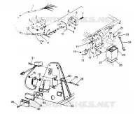 ELECTRICA/LUZ DE LA COLA ASSEMBLY 2X4 300 W947530 (4926742674C005)
