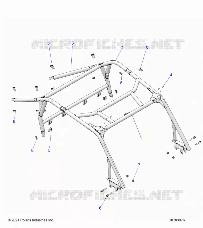 CHASSIS, CAB BASTIDOR