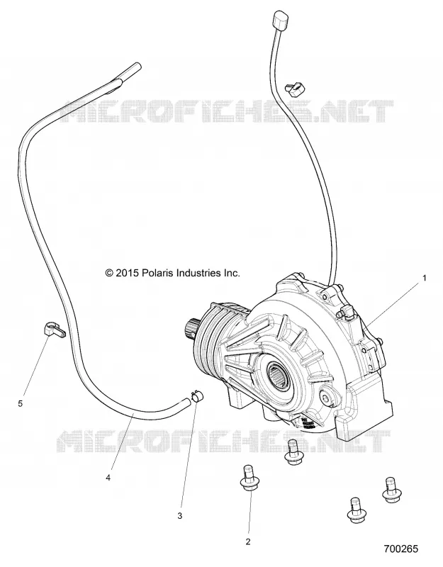DRIVE TRAIN, FRONT MONTAJE DE ENGRANAJES
